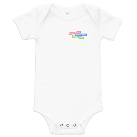 [ID: 308-G246] Body Positivity Baby Short Sleeve One Piece