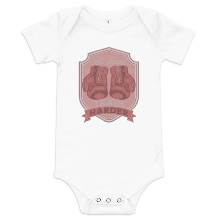 [ID: 308-G278] Boxing Training Baby Short Sleeve One Piece