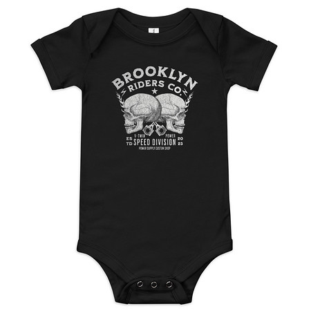 [ID: 308-G291] BROOKLYN NEWYOR RIDERS CO Baby Short Sleeve One Piece