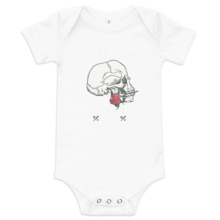 [ID: 308-G309] CAFFEINE GASOLINE Baby Short Sleeve One Piece