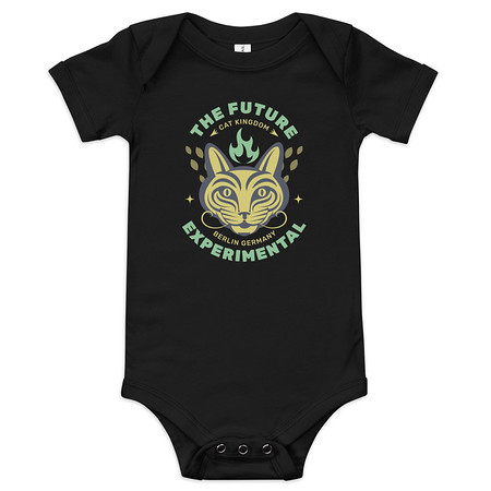 [ID: 308-G337] Cat Kingdom Berlin - Animal Baby Short Sleeve One Piece