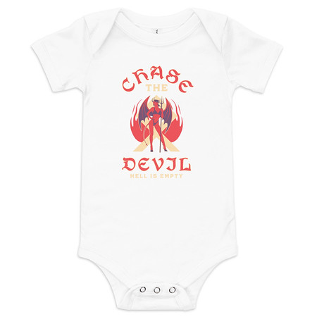 [ID: 308-G359] Chase The Devil Baby Short Sleeve One Piece