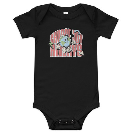 [ID: 308-G372] Choose Joy Always Baby Short Sleeve One Piece
