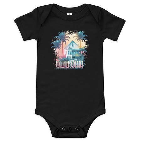 [ID: 308-G391] Coconut Cottage Baby Short Sleeve One Piece