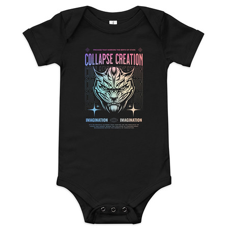 [ID: 308-G406] Collapse Creation Baby Short Sleeve One Piece