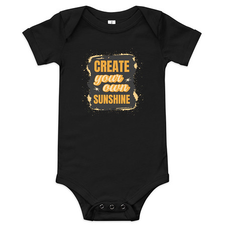 [ID: 308-G432] Create your own Sunshine Baby Short Sleeve One Piece