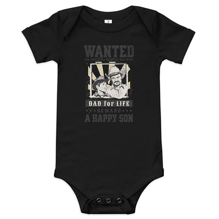 [ID: 308-G461] Dad Wanted Baby Short Sleeve One Piece