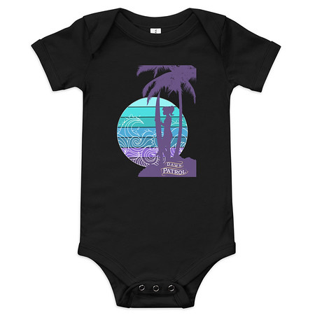 [ID: 308-G470] Dawn Patrol Baby Short Sleeve One Piece