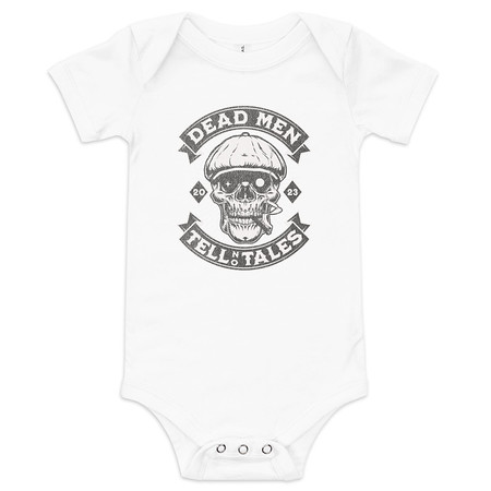 [ID: 308-G473] DEAD MEN TELL NO TALES Baby Short Sleeve One Piece