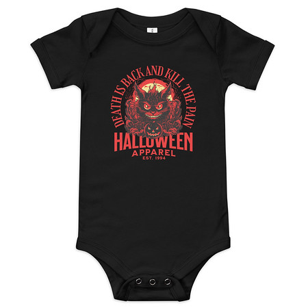 [ID: 308-G478] Death is Back Baby Short Sleeve One Piece