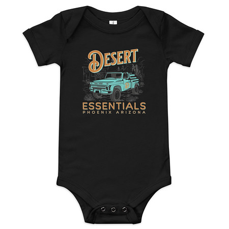[ID: 308-G489] desert Baby Short Sleeve One Piece