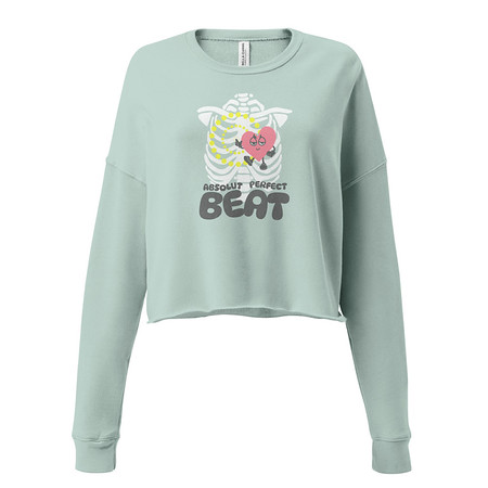 [ID: 316-G19] Absolut Perfect Beat Women's Cropped Sweatshirt