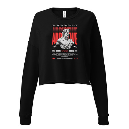 [ID: 316-G22] Addictive Women's Cropped Sweatshirt