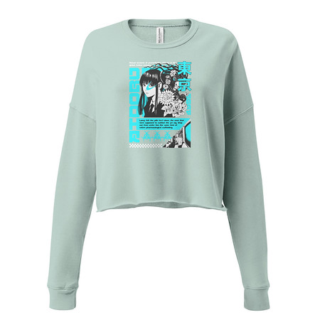 [ID: 316-G35] Aidoru - Japanese Anime Girl Women's Cropped Sweatshirt