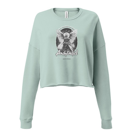 [ID: 316-G99] Archangel Women's Cropped Sweatshirt