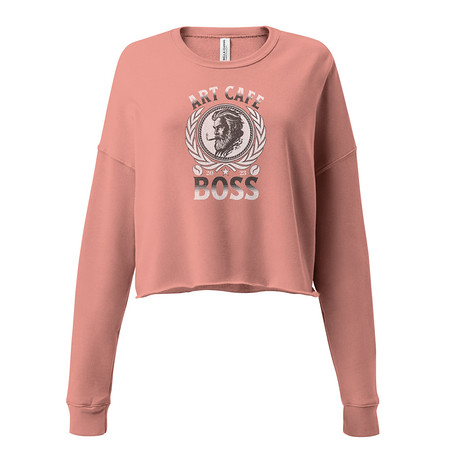 [ID: 316-G101] ART CAFE - BOSS Women's Cropped Sweatshirt