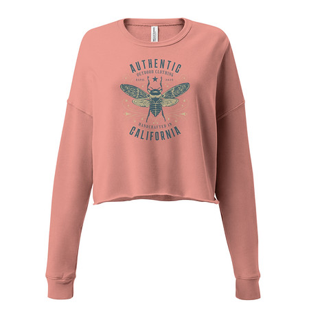 [ID: 316-G115] Authentic Outdoor Co. - Insect Women's Cropped Sweatshirt