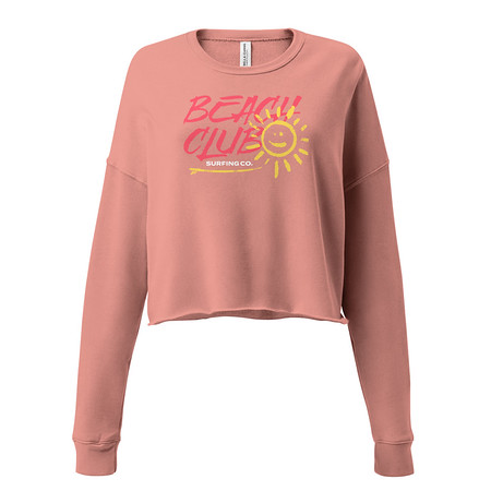 [ID: 316-G165] Beach Club Women's Cropped Sweatshirt