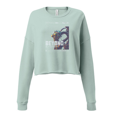 [ID: 316-G198] Beyond Supernova Women's Cropped Sweatshirt
