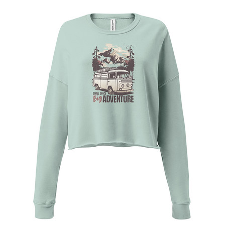 [ID: 316-G200] Big Adventure Women's Cropped Sweatshirt