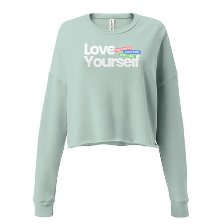 [ID: 316-G246] Body Positivity Women's Cropped Sweatshirt