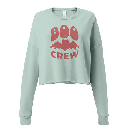 [ID: 316-G252] Boo Crew Women's Cropped Sweatshirt
