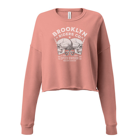 [ID: 316-G291] BROOKLYN NEWYOR RIDERS CO Women's Cropped Sweatshirt