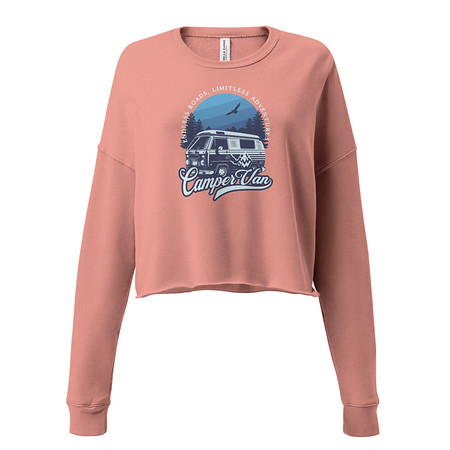 [ID: 316-G323] Campervan Women's Cropped Sweatshirt