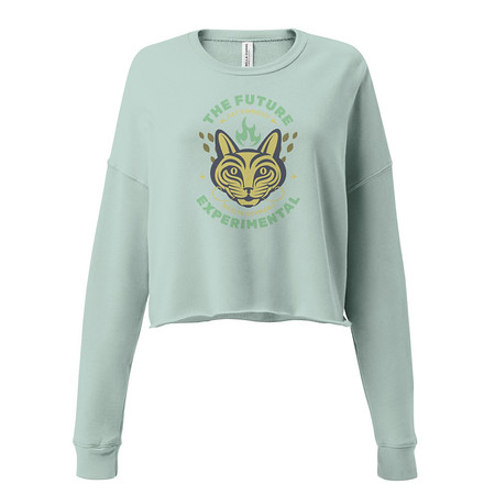 [ID: 316-G337] Cat Kingdom Berlin - Animal Women's Cropped Sweatshirt