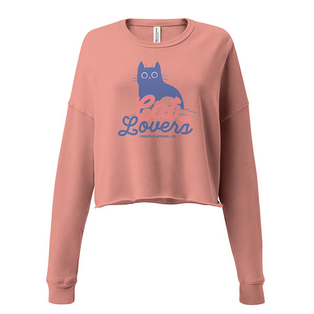 [ID: 316-G347] Cats Lovers Women's Cropped Sweatshirt