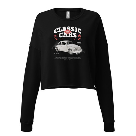 [ID: 316-G382] Classic Cars Women's Cropped Sweatshirt