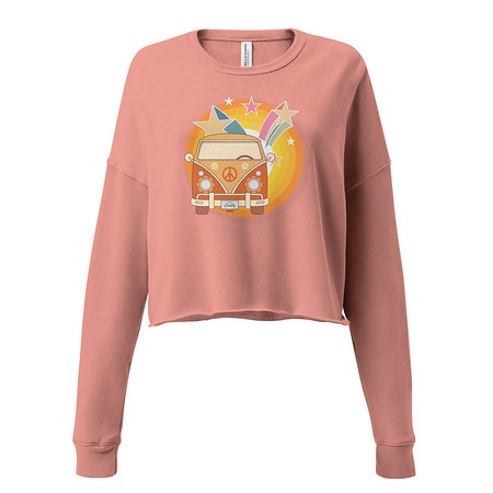 [ID: 316-G429] Crafted in Kittl Women's Cropped Sweatshirt