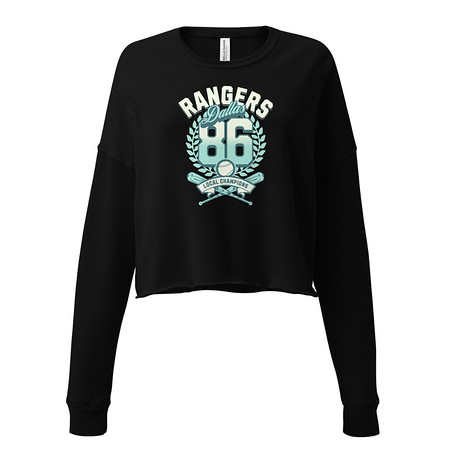 [ID: 316-G464] Dallas Rangers - Old School Sports Women's Cropped Sweatshirt