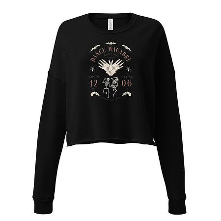 [ID: 316-G465] Dance Macabre - Dancing School Women's Cropped Sweatshirt