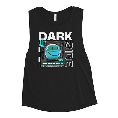 [ID: 271-G20] Abstract Y2K Women's Muscle Tank
