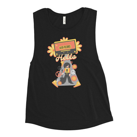 [ID: 271-G39] Alien Records  Women's Muscle Tank
