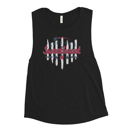 [ID: 271-G62] America's Sweetheart Women's Muscle Tank