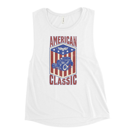[ID: 271-G66] american classic Women's Muscle Tank