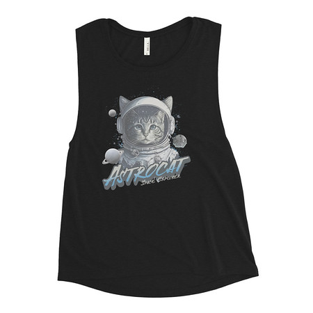 [ID: 271-G109] Astrocat Women's Muscle Tank
