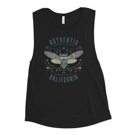 [ID: 271-G115] Authentic Outdoor Co. - Insect Women's Muscle Tank