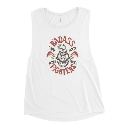 [ID: 271-G130] Badass Fighters Women's Muscle Tank