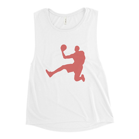 [ID: 271-G147] Basketball Dunk Women's Muscle Tank