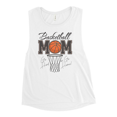 [ID: 271-G148] Basketball Mom - Mother's Day Women's Muscle Tank