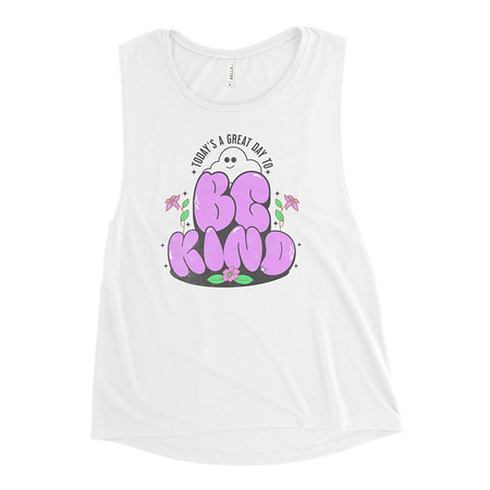 [ID: 271-G156] Be Kind Women's Muscle Tank