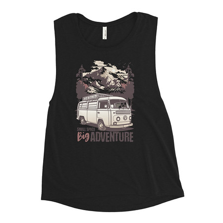 [ID: 271-G200] Big Adventure Women's Muscle Tank