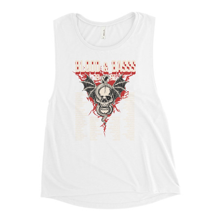 [ID: 271-G236] Blood & Basss - Snake and Skull Women's Muscle Tank