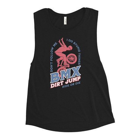 [ID: 271-G244] BMX Dirt Jump - Extreme Sports Women's Muscle Tank