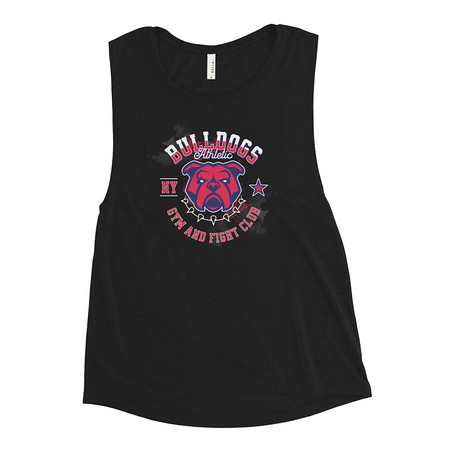 [ID: 271-G295] Bulldogs Athletic - Sports Apparel Women's Muscle Tank