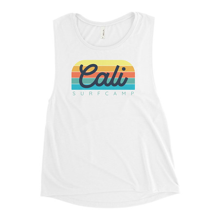 [ID: 271-G311] Cali Surf Camp - Outdoor Women's Muscle Tank
