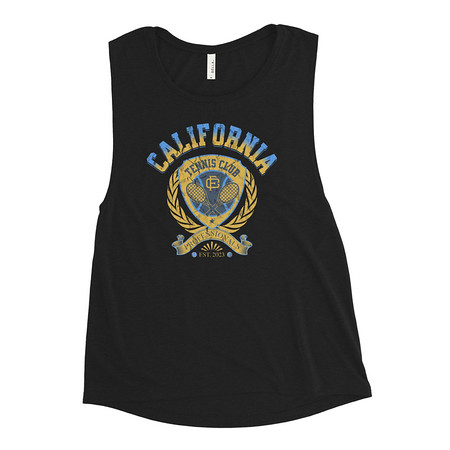 [ID: 271-G319] CALIFORNIA TENNIS PROFESSIONALS Women's Muscle Tank